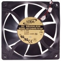 ADDA AD1248HB-F91GP DC 48V 0.52A 2 Wires Brushless Axial Cooling Fan