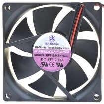 Bi-Sonic BP802548H-03 DC 48V 0.15A 2 Wires Brushless Axial Cooling Fan