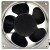 Servo CN52B5 AC 208-230V 0.11/0.09A 14/13W 2 Wires Axial Cooling Fan