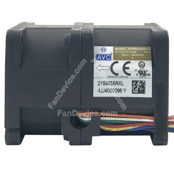 AVC DFPD0456B2UP0B3 DC 12V 2.76A Ball Bearing Axial Cooling Fan