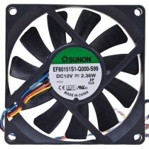 Sunon EF80151S1-Q000-S99 DC 12V 2.36W 2 / 3 / 4 Wires Axial Cooling Fan