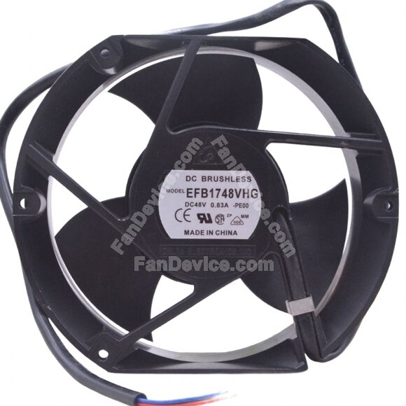 Delta EFB1748VHG DC 48V 0.83A 2 / 3 / 4 Wires Brushless Axial Cooling Fan
