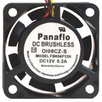 Panaflo FBK04F12H DC 12V 0.2A 3 Wires Brushless Axial Cooling Fan