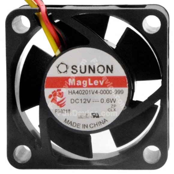 Sunon Maglev HA40201V4-0000-999 DC 12V 0.6W Axial Cooling Fan