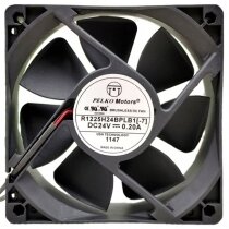 PELKO Motors R1225H24BPLB1-7 DC 24V 0.20A Brushless Axial Cooling Fan