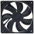 RUILIAN SCIENCE RDL1225S DC 12V 0.18A 2 / 3 Wires Axial Cooling Fan