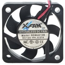 XFAN RDM4010B DC 12V 0.07A 2 Wires DC Brushless Axial Cooling Fan