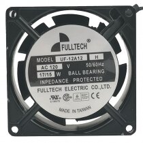 FULLTECH UF-12A12 H AC 120V 17/15W 2 Wires Ball Bearing Axial Cooling Fan