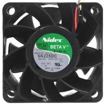 Nidec VA225DC V35140-57 DC 12V 1.1A 3 Wires Axial Cooling Fan