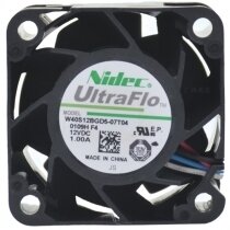 Nidec UltraFlo W40S12BGD5-07T04 DC 12V 1.00A 4 Wires Axial Cooling Fan