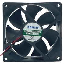 ZONCN ZCN249225B0H DC 24V 0.46A 2 Wires IP54 Waterproof Axial Cooling Fan