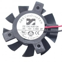 ARX FS1240-A3012A DC 12V 0.09A 2 Wires Axial Cooling Fan