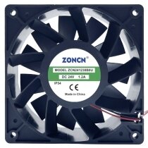 ZONCN ZCN241238B0U DC 24V 1.2A IP54 Waterproof Axial Cooling Fan