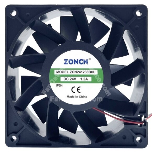 ZONCN ZCN241238B0U DC 24V 1.2A IP54 Waterproof Axial Cooling Fan