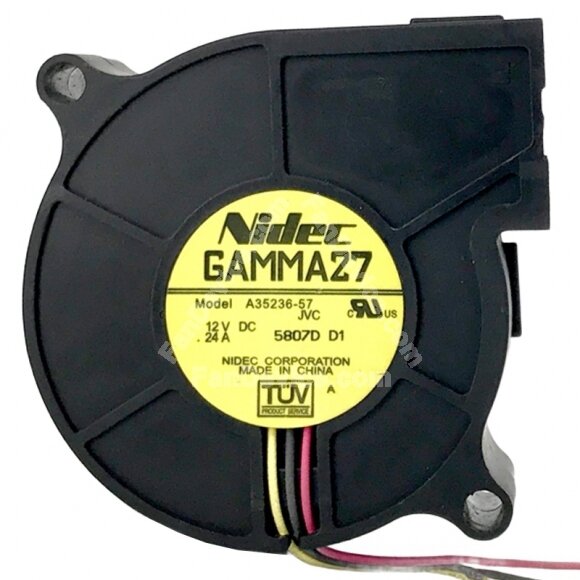 Nidec GAMMA27 A35236-57 DC 12V 0.24A 2 / 3 Wires Blower Cooling Fan