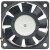 Sanyo Denki 109P0612S701 DC 12V 0.15A 3 Wires Axial Cooling Fan