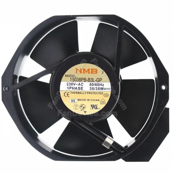 NMB 15038PB-B3L-GP 230V 35/35W Thermally Protected 1 PHASE Cooling Fan