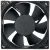 Y.S.TECH NFD128125BB-2F DC 12V 5.40W 3 Wires Axial Cooling Fan
