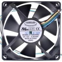 EVERFLOW F128025SU 12V 0.4AMP 4 Wires Axial Cooling Fan