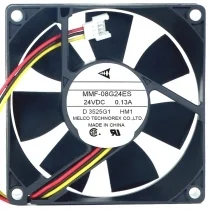 Mitsubishi MMF-08G24ES HM1 24V 0.13A 3 Wires Axial Cooling Fan