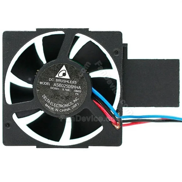 Delta ASB02505HHA 5V 0.18A 3 Wires Axial DC Brushless Cooling Fan