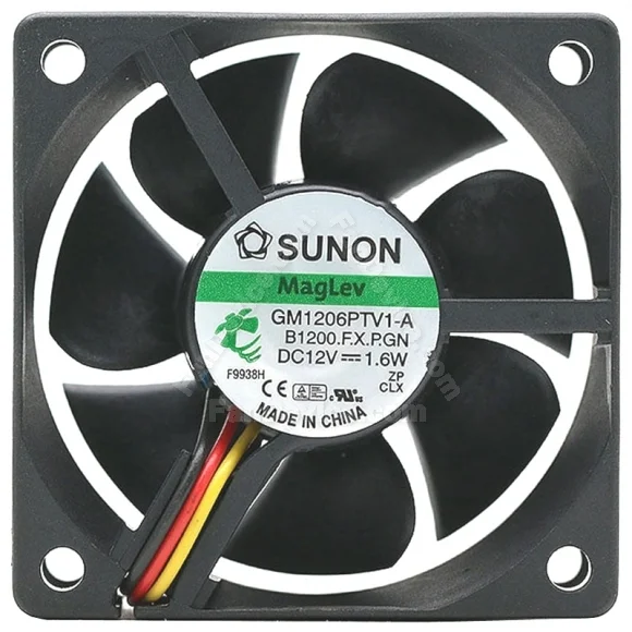 Sunon GM1206PTV1-A 12V 1.6W 3 Wires Maglev Axial Cooling Fan