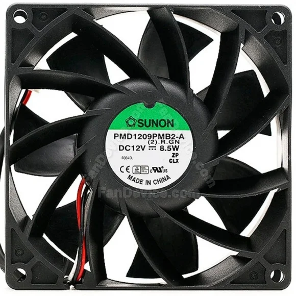 Sunon PMD1209PMB2-A DC 12V 8.5W 2 / 3 Wires Axial Cooling Fan