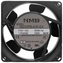 NMB 09225PB-A1K-EA 115V 7/6W 1 PHASE Impedance Protected Cooling Fan