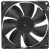 Nidec D0809-12TS1 B3 DC 12V 0.06Amp 2 Wires Axial Cooling Fan