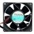 Sunon KDE2408PTB3-6 DC 24V 2.4W 2 Wires Axial Cooling Fan