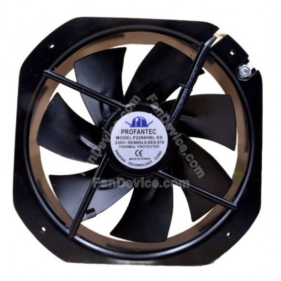 PROFANTEC P2288HBL-ES AC 230V 0.55/0.57A Axial Cooling Fan