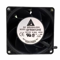 Delta GFR0812HE DC 12V 9.5A 2 Wires / 4 Wires Axial Cooling Fan