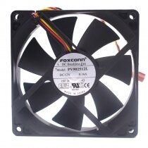 Foxconn PV902512L DC 12V 0.16A 2 Wires / 3 Wires Axial Cooling Fan