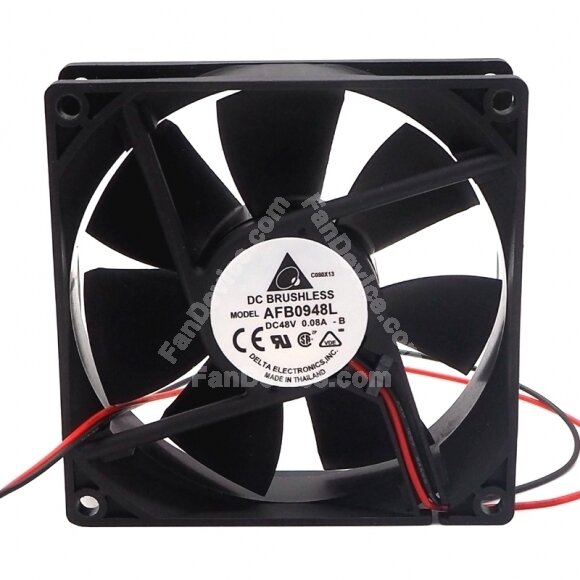 Delta AFB0948L DC 48V 0.08A 2 Wires Axial Cooling Fan