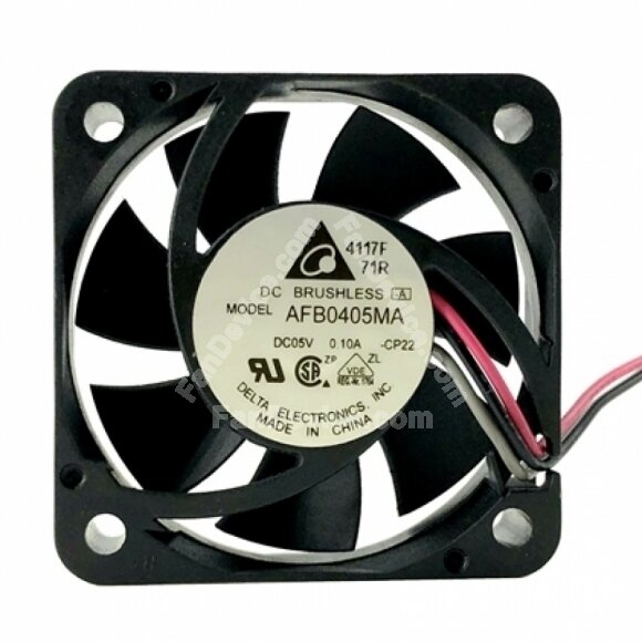 Delta AFB0405MA DC 5V 0.15A 2 Wires / 3 Wires Axial Cooling Fan