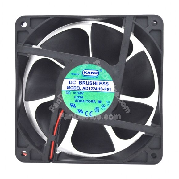KAKU AD1224HS-F51 DC 24V 0.32A 12038 Axial Cooling Fan
