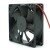 TianXuan TX8025L12S DC 12V 0.08A 2 Wires Axial Cooling Fan