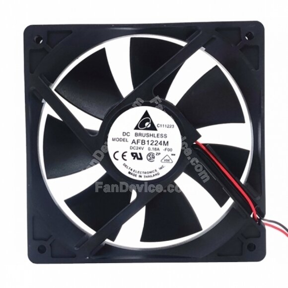 Delta AFB1224M DC 24V 0.18A 2 Wires / 3 Wires Axial Cooling Fan