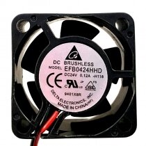 Delta EFB0424HHD DC 24V 0.12A 2 Wires / 3 Wires Axial Cooling Fan