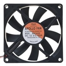 APOLLO FAN 80F4HR DC 12V 0.165A 8015 Brushless Axial Cooling Fan