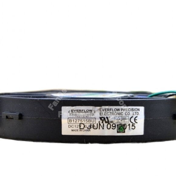 EVERFLOW B127515BU DC 12V 0.80A 2 Wires / 3 Wires / 4 Wires Blower Cooling Fan