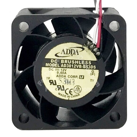 ADDA AD3812VB-B53DS DC 12V 0.60A 4028 Axial Cooling Fan