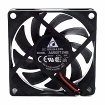 Delta AUB0712HB-R00 DC 12V 0.33A 3 Wires Axial Cooling Fan