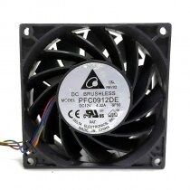 Delta PFC0912DE-9F59 DC 12V 4.32A 2 Wires / 3 Wires / 4 Wires Axial Cooling Fan