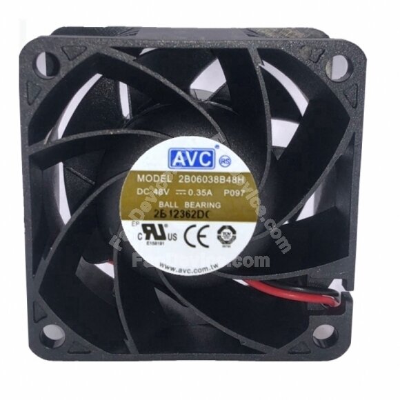 AVC 2B06038B48H DC 48V 0.35A 2 Wires / 3 Wires / 4 Wires Axial Cooling Fan