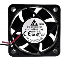 Delta AFB0512HB DC 12V 0.15A 2 Wires / 3 Wires Axial Cooling Fan