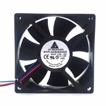 Delta AFB0824SH DC 24V 0.33A 2 Wires / 3 Wires Axial Cooling Fan