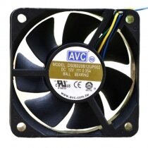 AVC DS06020B12UP002 DC 12V 0.35A 2 Wires / 3 Wires / 4 Wires Axial Cooling Fan