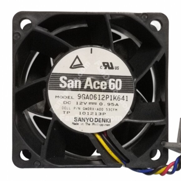 Sanyo Denki San Ace 60 9GA0612P1K641 DC 12V 0.95A 6038 Axial Cooling Fan