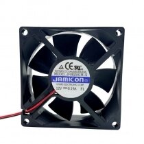 JAMICON JF0825S1H-S DC 12V 0.19A 2 Wires Axial Cooling Fan